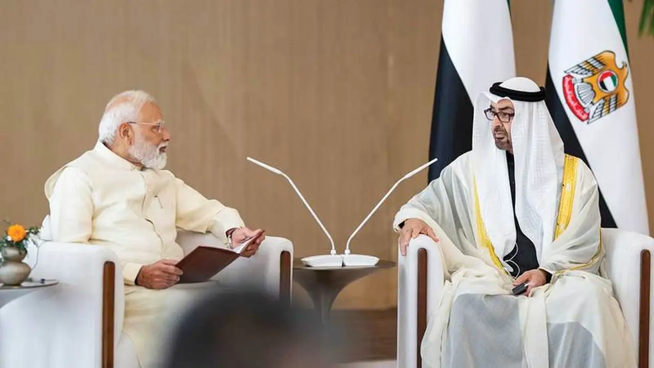 رئيس وزراء الهند يبحث مع رئيس الدولة تعزيز الشراكة الاستراتيجية الشاملة